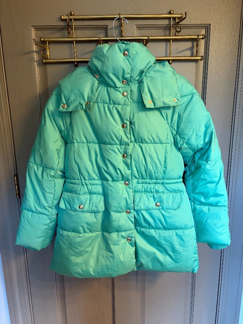 J. Crew Women's Chateau Puffer Coat - Classic Green